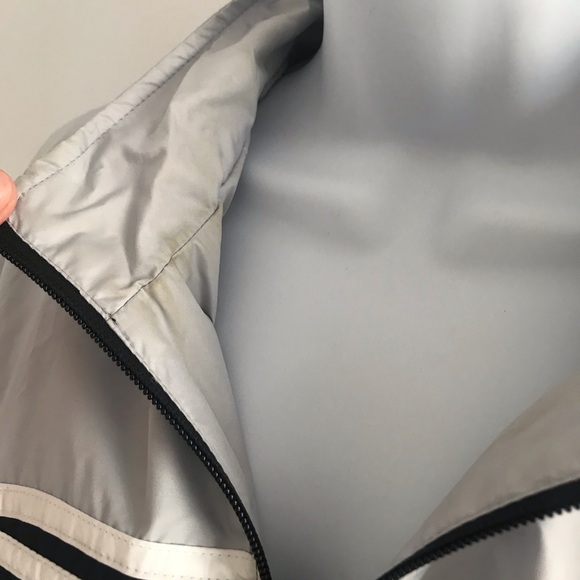 Adidas Vintage 90’s Y2K Space Grey and Black Women’s Parachute Track Sweat Suit - Picture 15 of 16